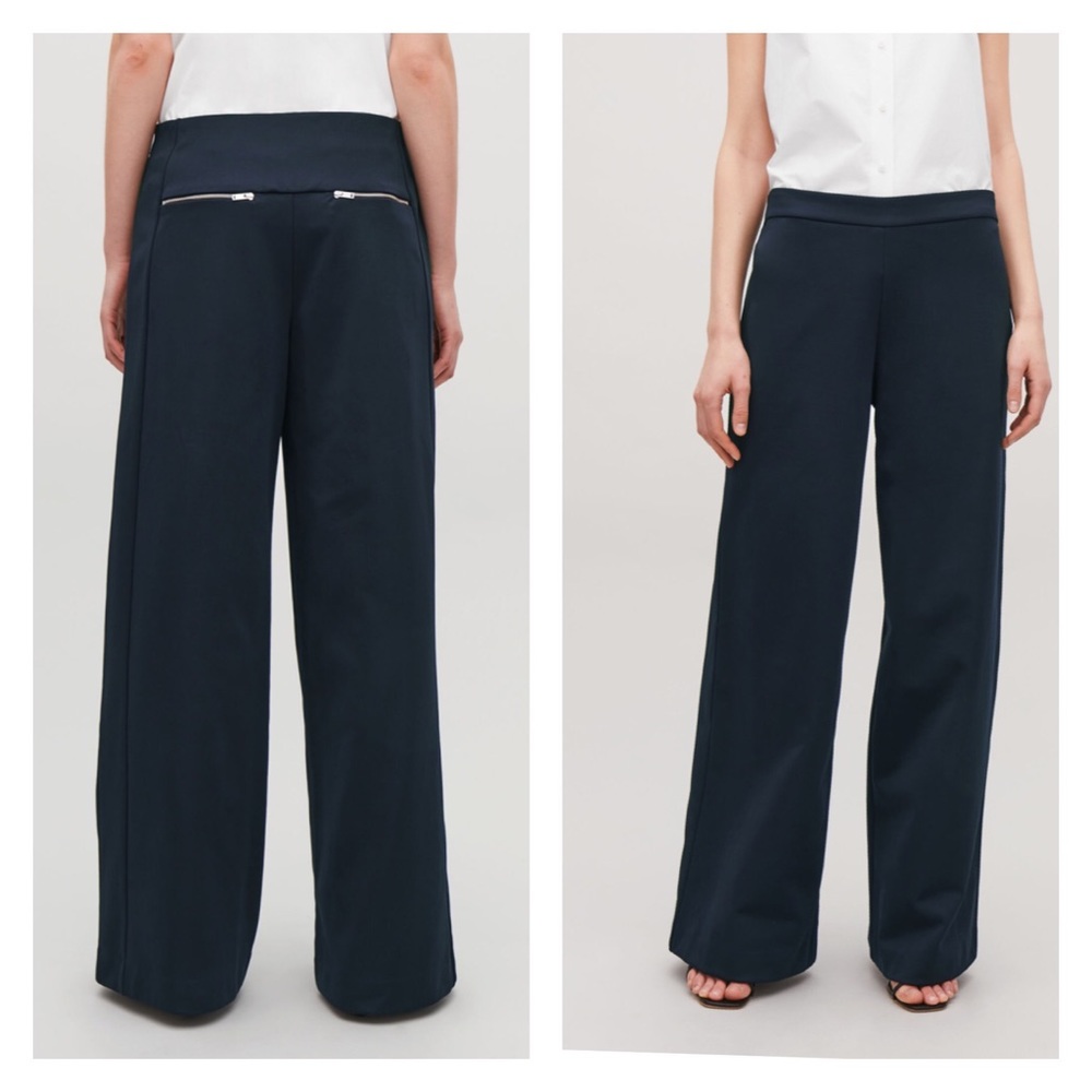 COS Wide Leg Pull On Pants S